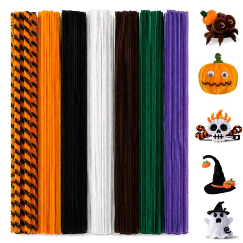 Veroave Halloween Pipe Cleaners Craft, Pipe Cleaners, 200PCS Chenille Stems