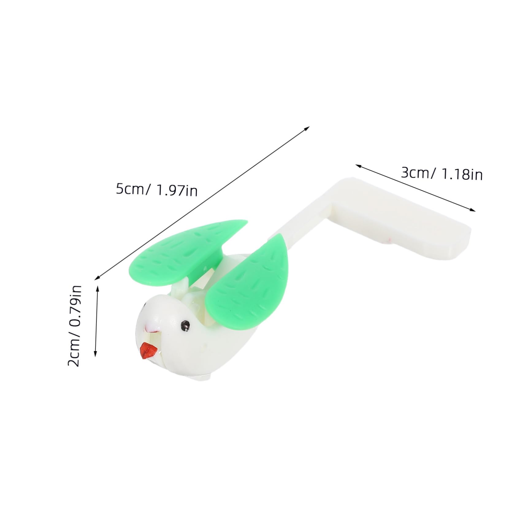 Healifty 5pcs Cuckoo Clock Bird Replacement Traditional Plastic Retro Wall Clocks Singing Bird for Repair Replace and Home Decor Accessories