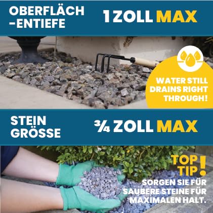 Easihold Rocks – Kiesbinder 5L | Bindemittel zum Verkleben von Steinen, Kies & Mulch | Ungiftig, gebrauchsfertig, bis 3 Jahre Haltbarkeit – Vuba