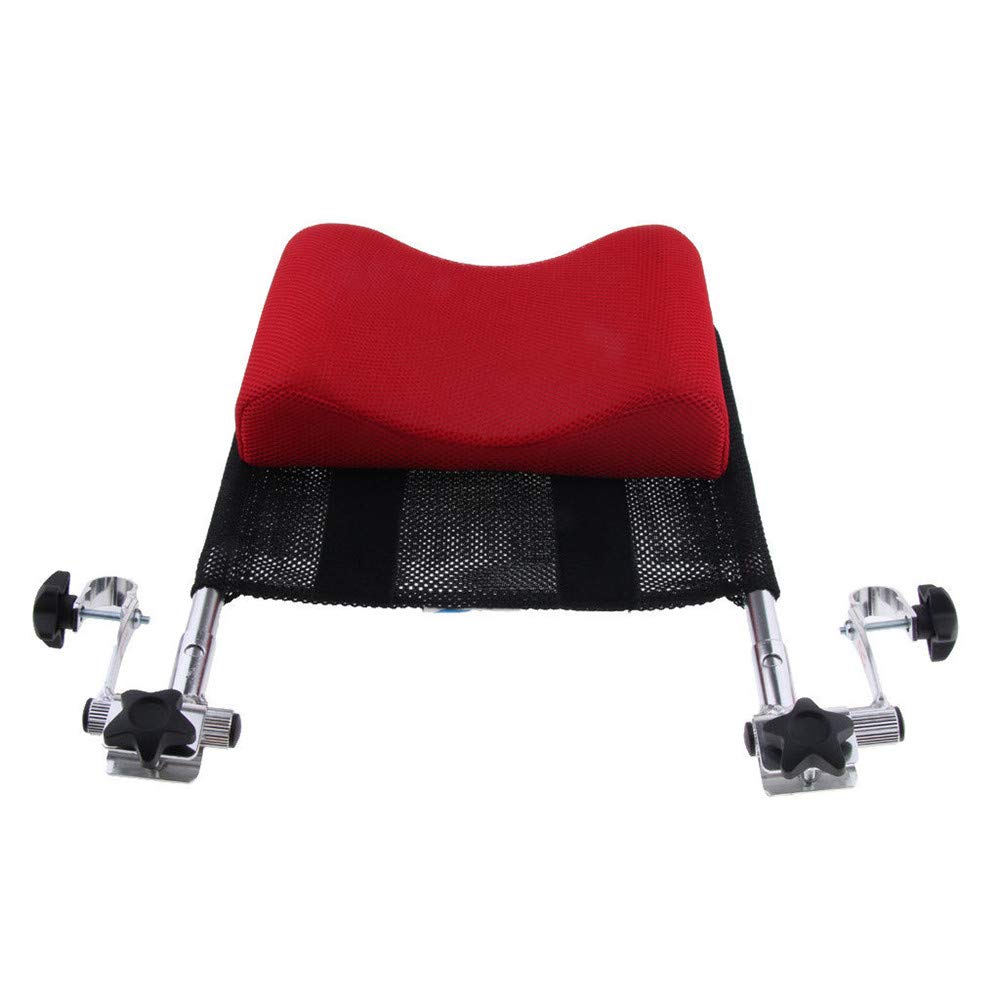 Universal Reposacabezas Para Silla De Ruedas,reposacabezas De Silla De Ruedas Portátil Ajustable Soporte Para La Cabeza Del Cuello Accesorios De Sillas De Ruedas Universales Para 16-20 Pulgadas,Red