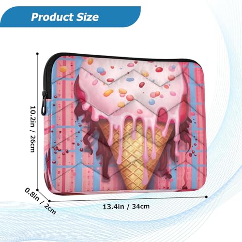 Funda para Laptop Rosa Ice Cream para 13-14 Pulgadas miniatura 3
