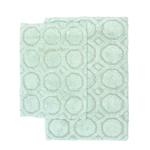 Homewear Hartford Bath Rug Set, Seafoam