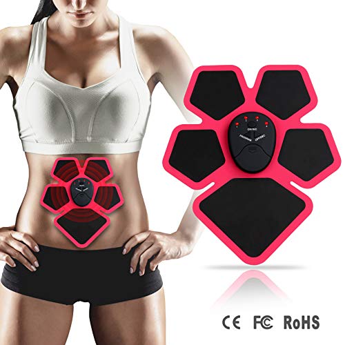 Abdominale Electrique, Electrostimulateur Musculaire EMS Abdos Appareil Abdominaux Electrique Ceinture Abdominale Electrostimulation Appareil Abdos Efficace Stimulateur Abdominale, Appareil Fitness