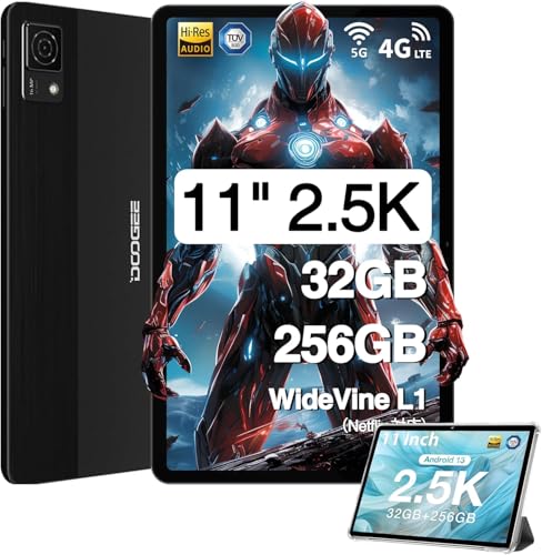 DOOGEE T30 Ultra Tablet, 2.5K 11 Pulgadas Tablet, 32GB RAM + 256GB ROM (2TB TF), Helio G99 Android...