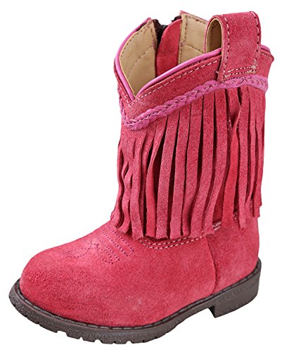 Smoky+Mountain+Toddler+Western+Hopalong+Pink+Fringe+Zip+Boot%2c+3M