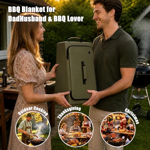 Image of BBQ Blanket for Resting Meat, 270 Opening Leak-Proof Insulated Meat Resting Bag with Butcher Paper, BBQ Brisket Blanket for Pork Shoulder /Steak /Turkey, Smoker Grilling Accessories Gifts for Men /Dad