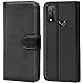 Produktbild Conie Handyhülle für Huawei P Smart 2020 Hülle, Premium PU Leder Flip Schutzhülle klappbar für Huawei P Smart 2020 Tasche, Schwarz