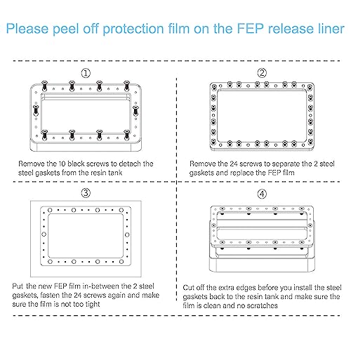 Tanque de resina FEP para Anycubic Photon Mono 2 - Fernando Cortés
