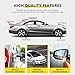 JMTBNO 54 inch Universal Rear Spoiler Wing Carbon Fiber Truck Spoiler Compatible with Honda Civic Infiniti Q50 Nissan Maxima 2000-2023 Nissan 350Z 370Z