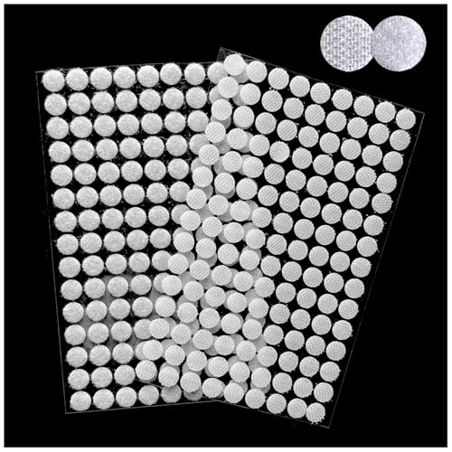 Scratch Autocollant Double Face Scratch Autocollant Rond Adhésif Rond autocollantes double face pour l'artisanat Plastique Verre Cuir Métal Multi-surfaces