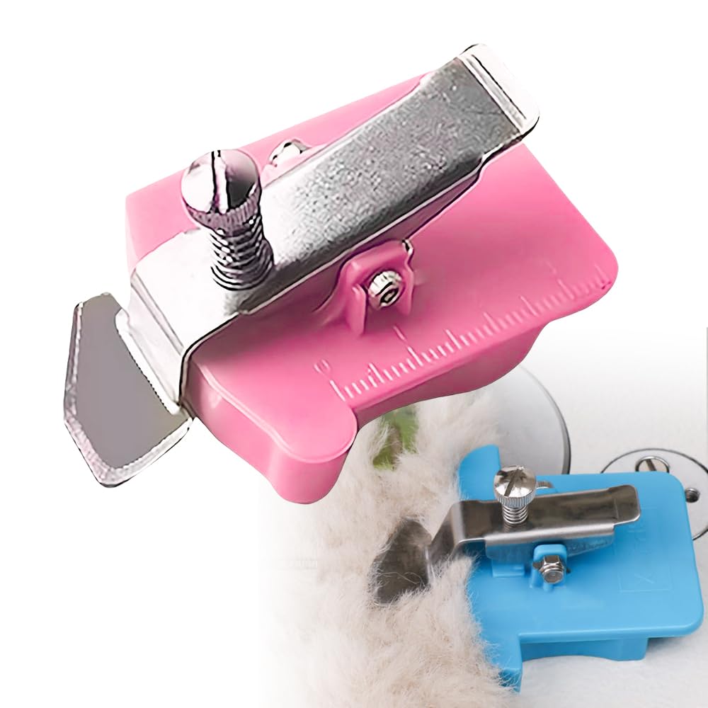 Guía de costura magnética mejorada for máquina de coser – Herramienta multiusos con clip, calibre magnético fuerte for máquinas de coser universales (rosa)(Pink)