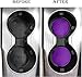 SINGARO Car Cup Coaster, 4PCS Universal Non-Slip Cup Holders Embedded in Ornaments Coaster, Car Interior Accessories, Purple