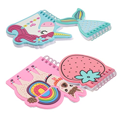 STOBOK 4個 コイル ノート メモ帳 仕事用 小型 ノートブック メモ パッド