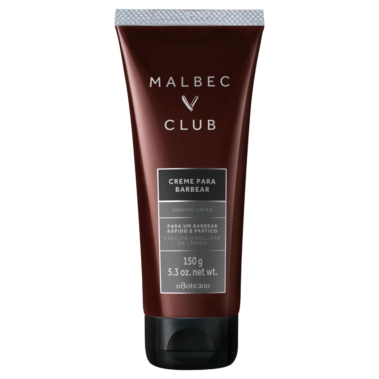 O Boticario Malbec Club Shaving Cream, 150 g
