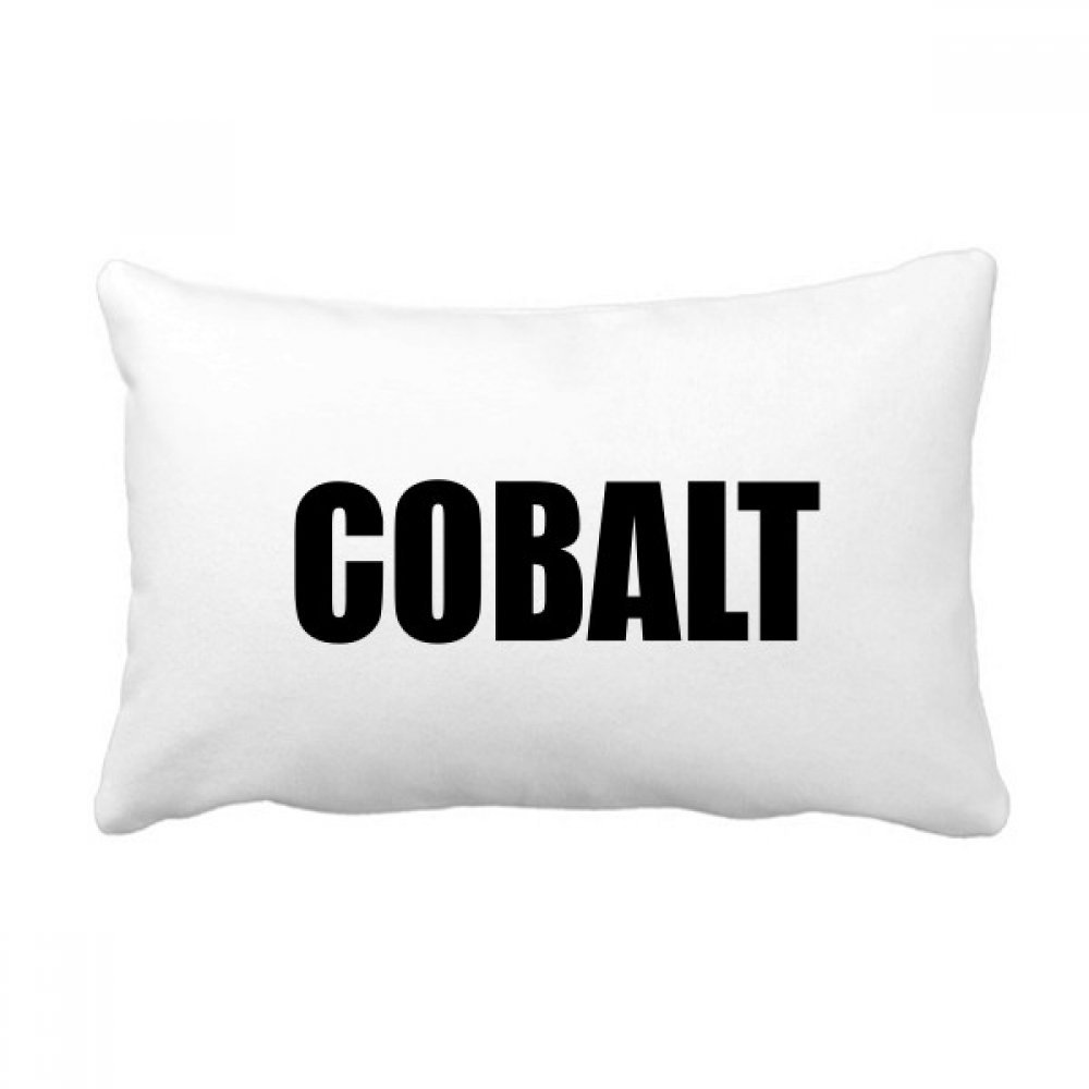 Coussin de décoration chimie cobalt motif multicolore haut de gamme