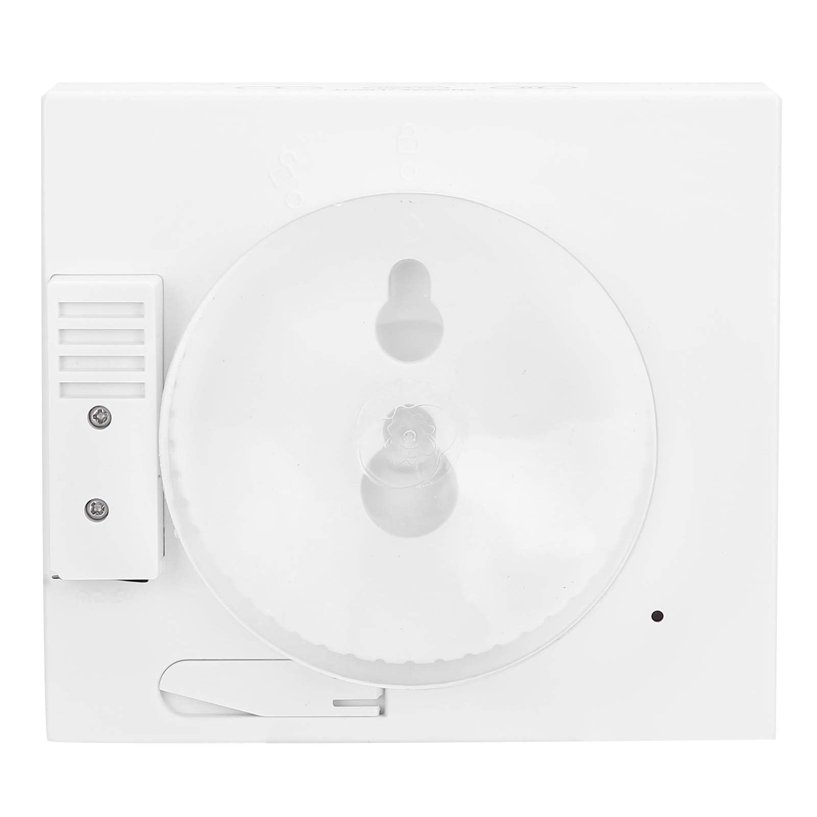 Ejoyous Reloj Pared con Termometro, Impermeable IP65 Reloj de Ducha Digital LCD Reloj de Ducha ℃ / ℉ Temperatura/Reloj de baño con función de Alarma y Temporizador de Cuenta atrás(Blanco)