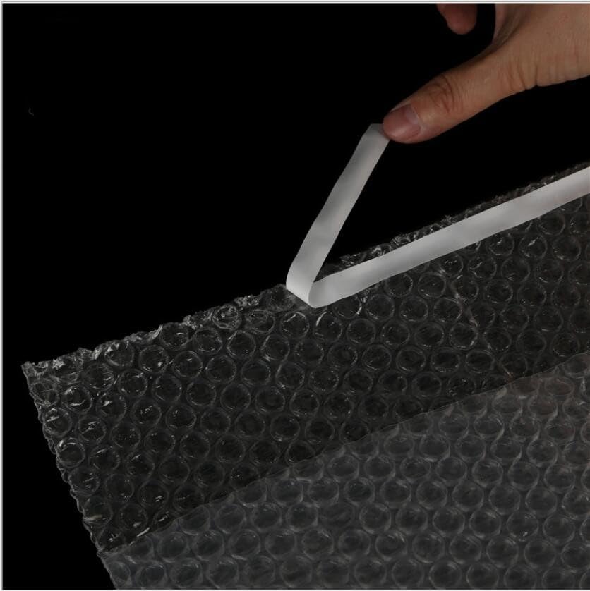 100pcs sacchetto di plastica antiurto autosigillante sacchetti di imballaggio in schiuma a bolle trasparenti sacchetto di ammortizzazione a doppio film-13x25 con 4 cm