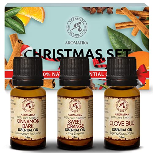 Set Navidad Aceites Esenciales 3x10ml Canela, Naranja y Clavo miniatura 1