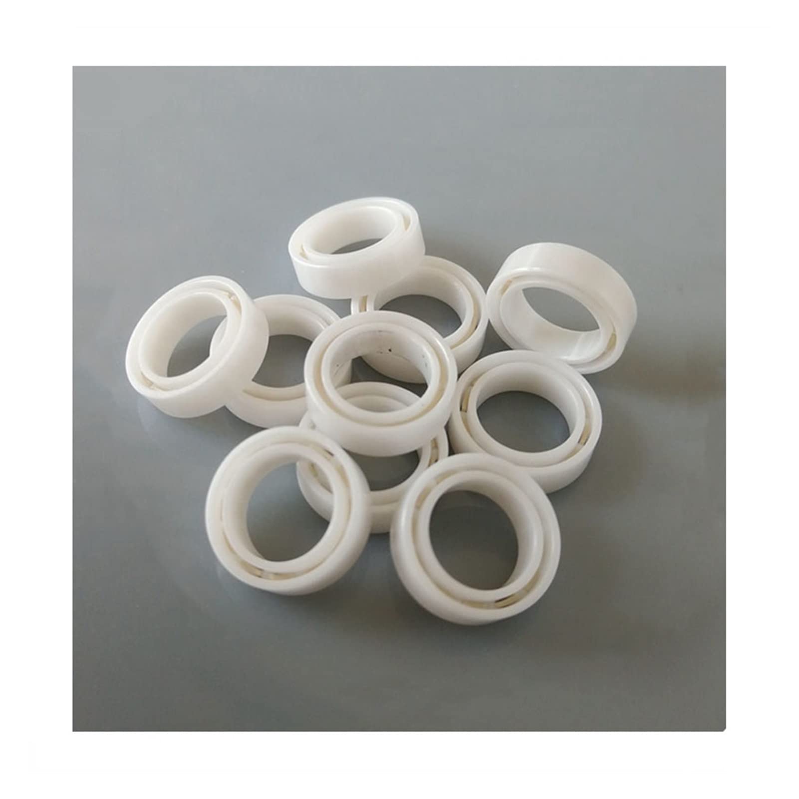 Rfxogtyfz One Color 10Pcs Mr128 8X12x3.5mm Full Ceramic Ball Bearing For Fishing Reel Abec-9 Mr128/678 Cb Bearings Accessories