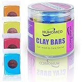 Huhomco Magic Clay Bar Paint Cleaner 4 Color 4 Pack 400g, Soft Clay Bar,Perfect for Car Detailing,...