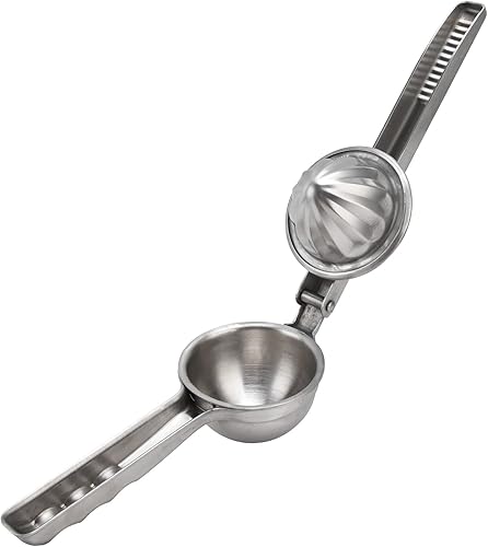 Miniatura 8 de Stainless Steel Lemon Squeezer, Portable Manual Citrus Juicer - Durable Build, Quick Easy Cleaning, Ideal for Kitchen and Home