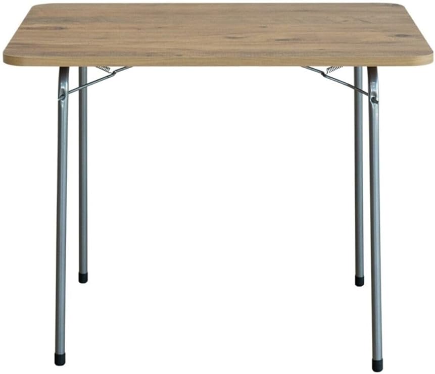Bofigo 60X80 Pine Folding Table + 4 Pieces Folding Chair Camping Set Garden Balcony Set Green