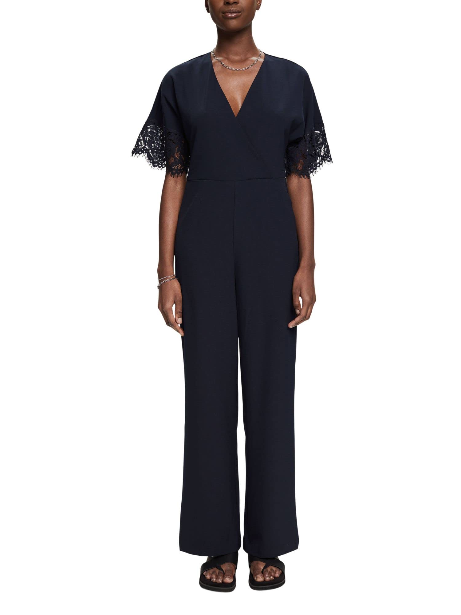 Esprit Women's 400/Navy 023Eo1l304 Overalls, 36 Uk