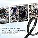 JUSTTOP 60PCS Nylon Universal Cable Tie Buckle for Car,Automotive Zipper Clips,Push Pin Clip Car Daily Repair,Snap-Fit Bumper Retainer Fender Liner Door Panel Fastener