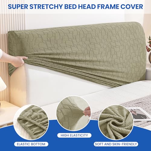 Ystyle Bettkopfteil Bezug, Weicher Staubdicht Headboard Cover, Abnehmbarer Strecken Kopfteil Bezug… – Ansicht 5