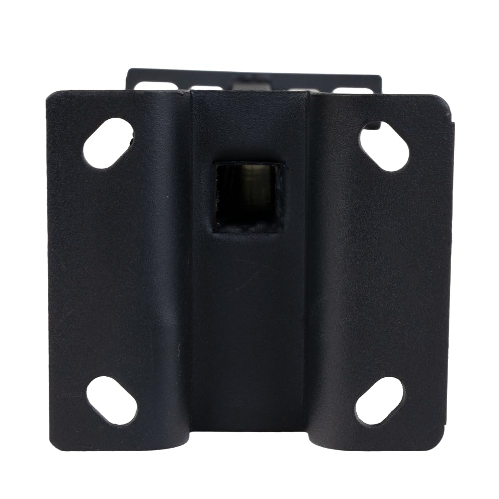 LUXULA Wandhalterung für LED Fluter 15x50cm schwarz 6 Stück - Ausleger Wandarm für LED Strahler außen & Baustrahler - stabile Stahl Halterung zur Wandmontage, Ausleger für Hof, Einfahrt, Garage