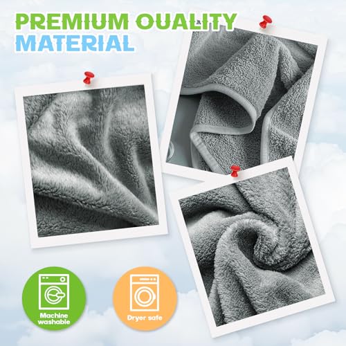 2 in 1 Travel Blanket and Pillow, Soft Micro Plush Portable Airplane Blanket, Ultralight Travel Blanket, Compact Foldable Flannel Blanket for Flights, Car, Business Trips - Image 6