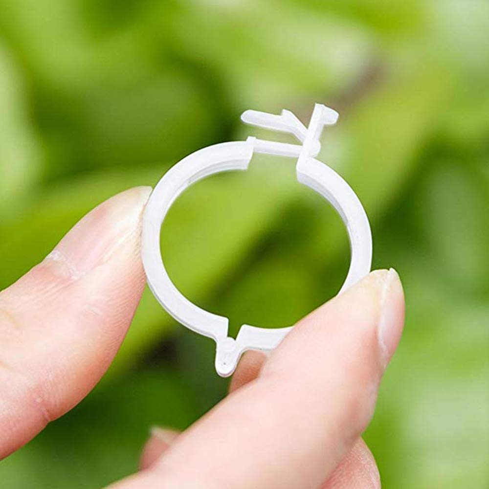 Connettori a clip per graticci da giardino, 12 pezzi, per pali da giardinaggio con diametro 16 mm, per creare grate per pomodori