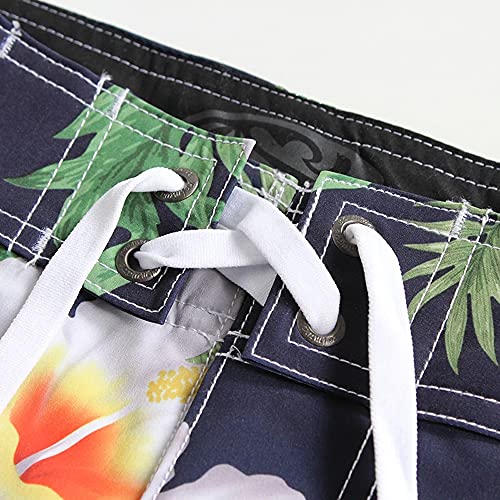 Palmwave Hawaiian Microfiber, 4-Way Stretch and Stonewashed Boardshorts - Multiple Pockets2