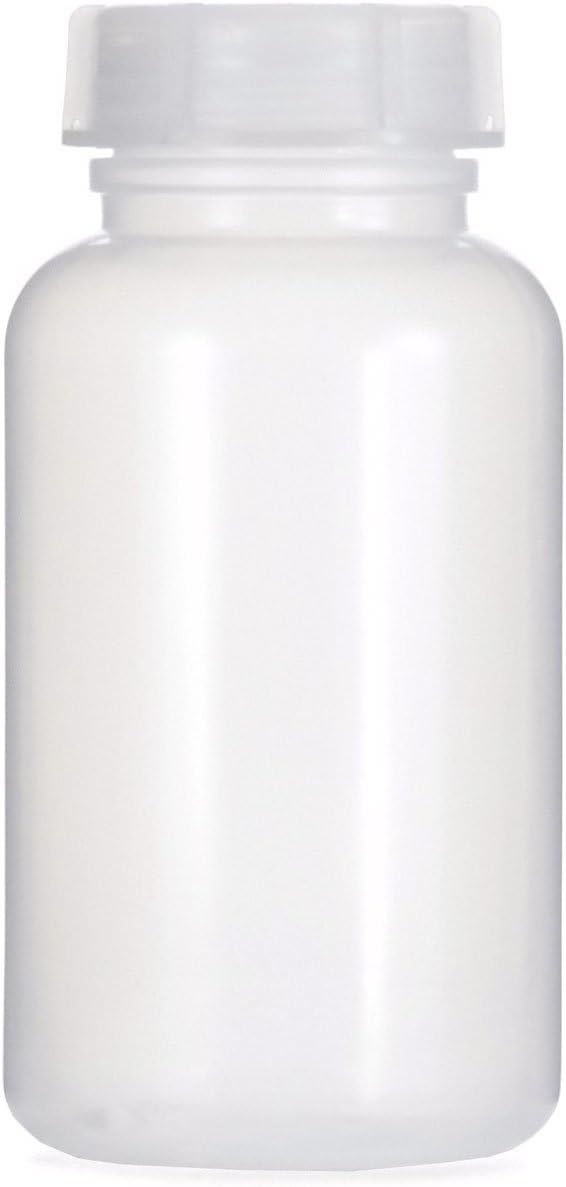 1x 500 ml LDPE Wide-Mouth Bottles with Screw Caps - Empty Chemical & Laboratory Bottles for Kitchen, Hobby or Lab Storage
