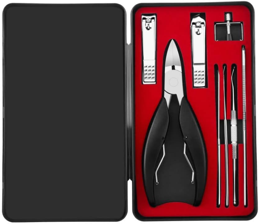 OFCRVA Toe Nail Clippers Set Correction Nippers Clipper Cutters Dead Skin Dirt Remover Podiatry Pedicure Care Tool