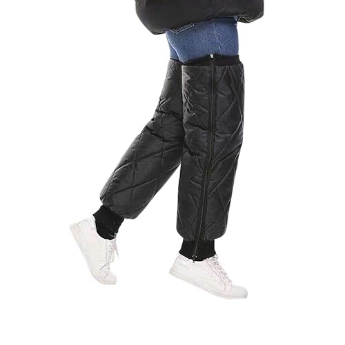 Miniatura 6 de Rodilleras cálidas impermeables para motocicleta, con cremallera, calentador de piernas, rodilleras térmicas para invierno, protectores de piernas