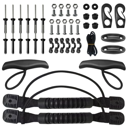 Aginkgo 1 Set Kayak Carry Handles Accessory Kayak Scupper Plug