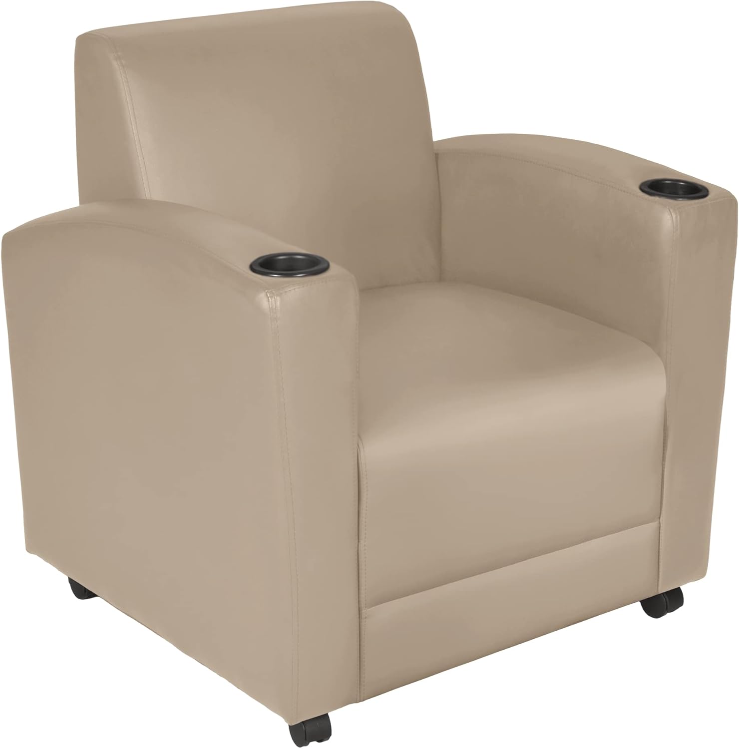 Nova Tablet Arm Chair- Sand/Java