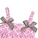 Jubileens 2 PCS Baby Toddlers Infant Girls Cotton Cute Dress+ Underpants Outfit Sets (S(0-6 Months), Pink 2)