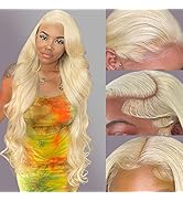 613 glueless wigs human hair pre plucked body wave blonde wig human hair 613 frontal wig 613 wig