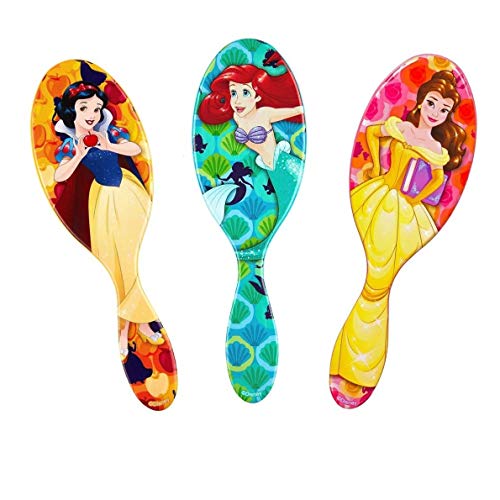 Wet Brush Original Detangler Disney Princess Collection Bundle (Ariel - Snow White - Belle)