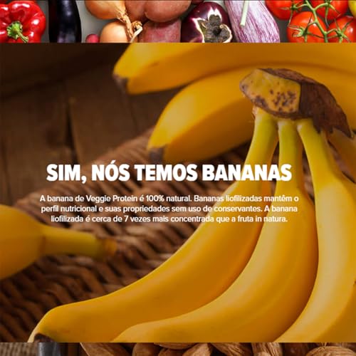 Veggie Protein 462g / 15 Doses - Sabor Banana com Canela - Essential Nutrition