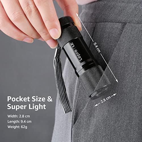 Lighting Ever 1100007 Black Light Flashlight, Small Uv Lights 395Nm, Portable Ultraviolet Light Detector For Invisible Ink Pens, Dog Cat Pet Urine Stain thumb #7