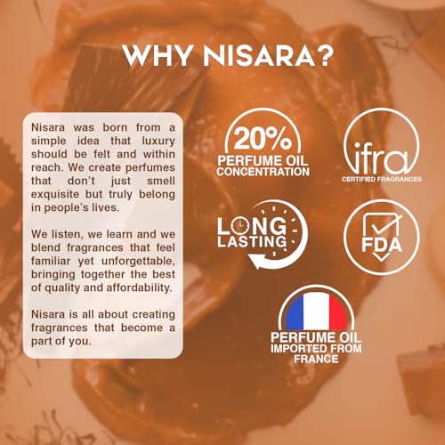 Image of Nisara Caramel Crush Gourmet Perfume For Woman 100 ml | Long Lasting Eau De Parfum | Caramel Fragrance With | Caramel, Apple, Rose, Sugar, Vanilla | EDP Scent spray for Woman | Premium Perfume For Her