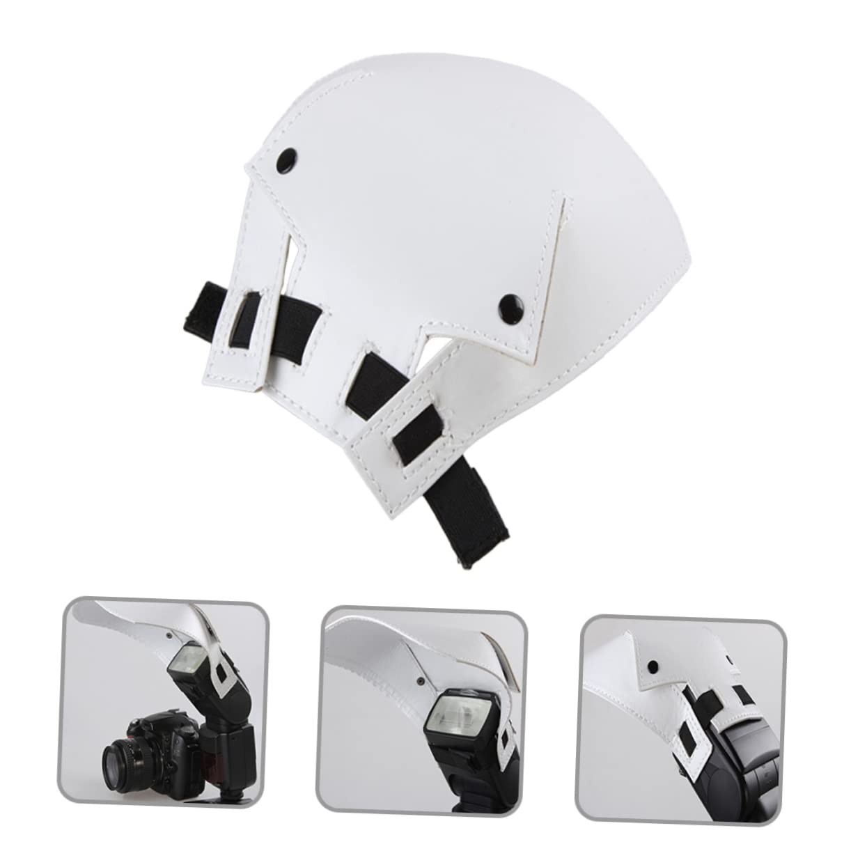 KONTONTY 2pcs Flash Diffuser Studio Photography Cardboard Still Life Light Reflector Video Shooting Reflector Cardboard Studio Reflector Photography Reflector Adjustable Reflector Pu White