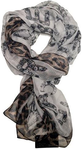 Roberto Cavalli Women Silk Scarf Shawl Made Italy Sciarpa donna Foulard IIAHY-Grigio
