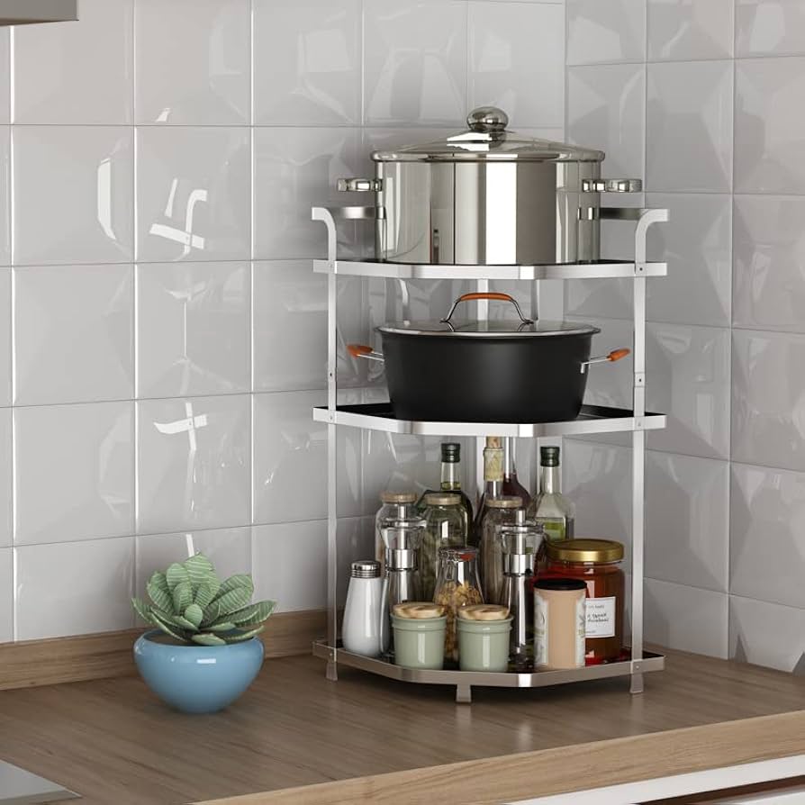 5層キッチンコーナーラック 防錆加工 多機能 多機能 5層キッチン 5層キッチンコーナーラック 防錆加工 多機能 多機能 5層キッチン