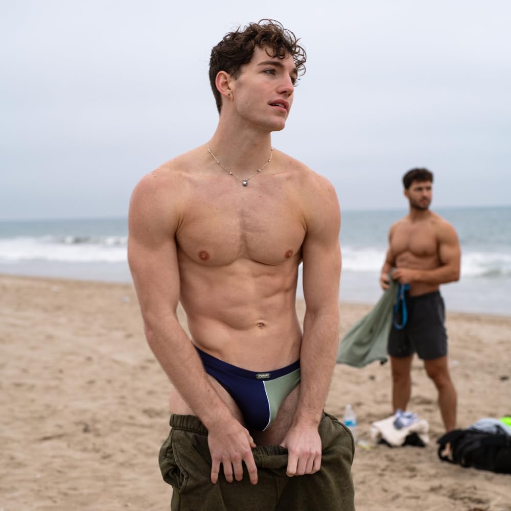 Pump! WATERTHONG - Men's Waterbriefs | Sporty & Supportive Fit | Quick-Dry & Chlorine-Resistant Fabric