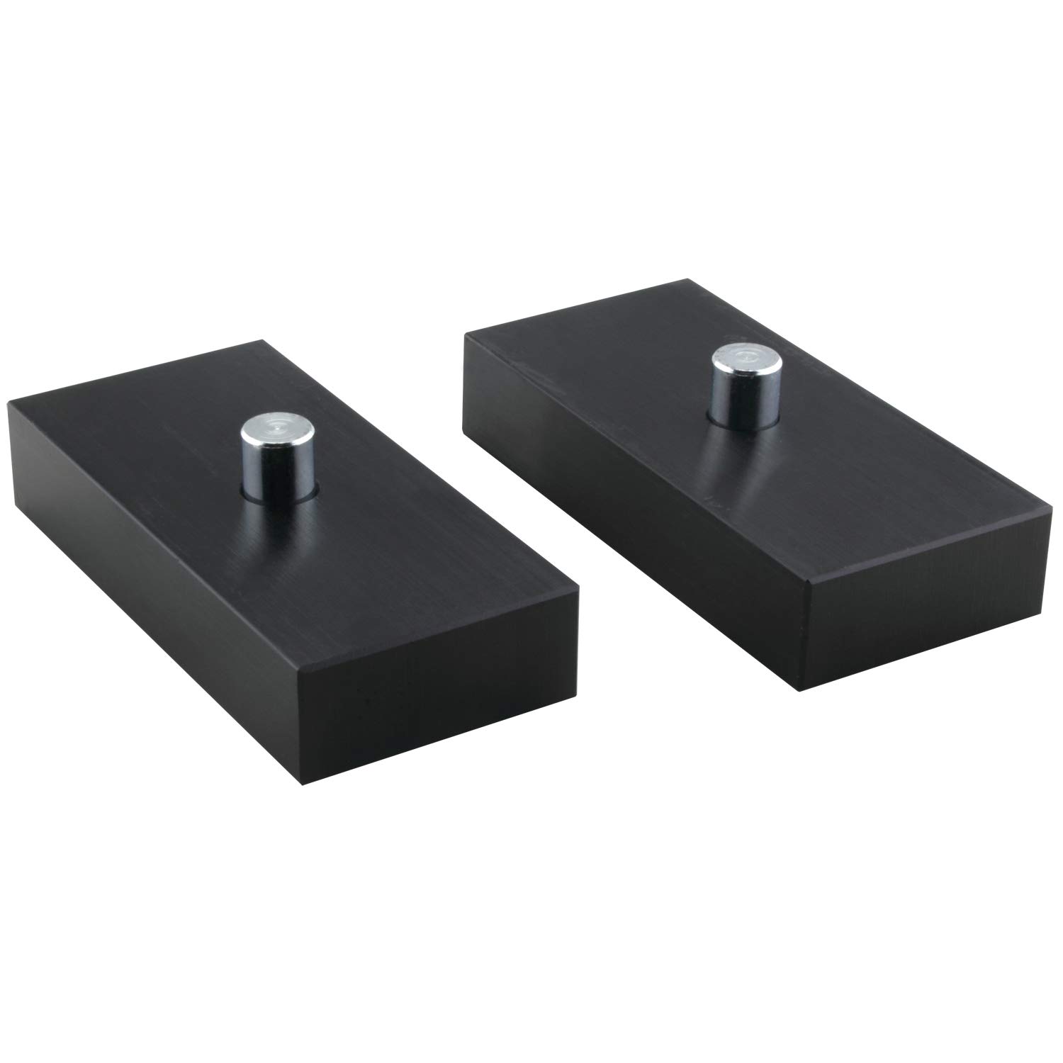 Black 1" Rear Leveling Lift Kit Compatible with Ford F250 F350 - Level Lift Blocks (Raise Vehicle 1 Inch) for 1999-2023 F250 F350 Superduty 2WD 4WD | 2000-2005 Excursion 2WD 4WD