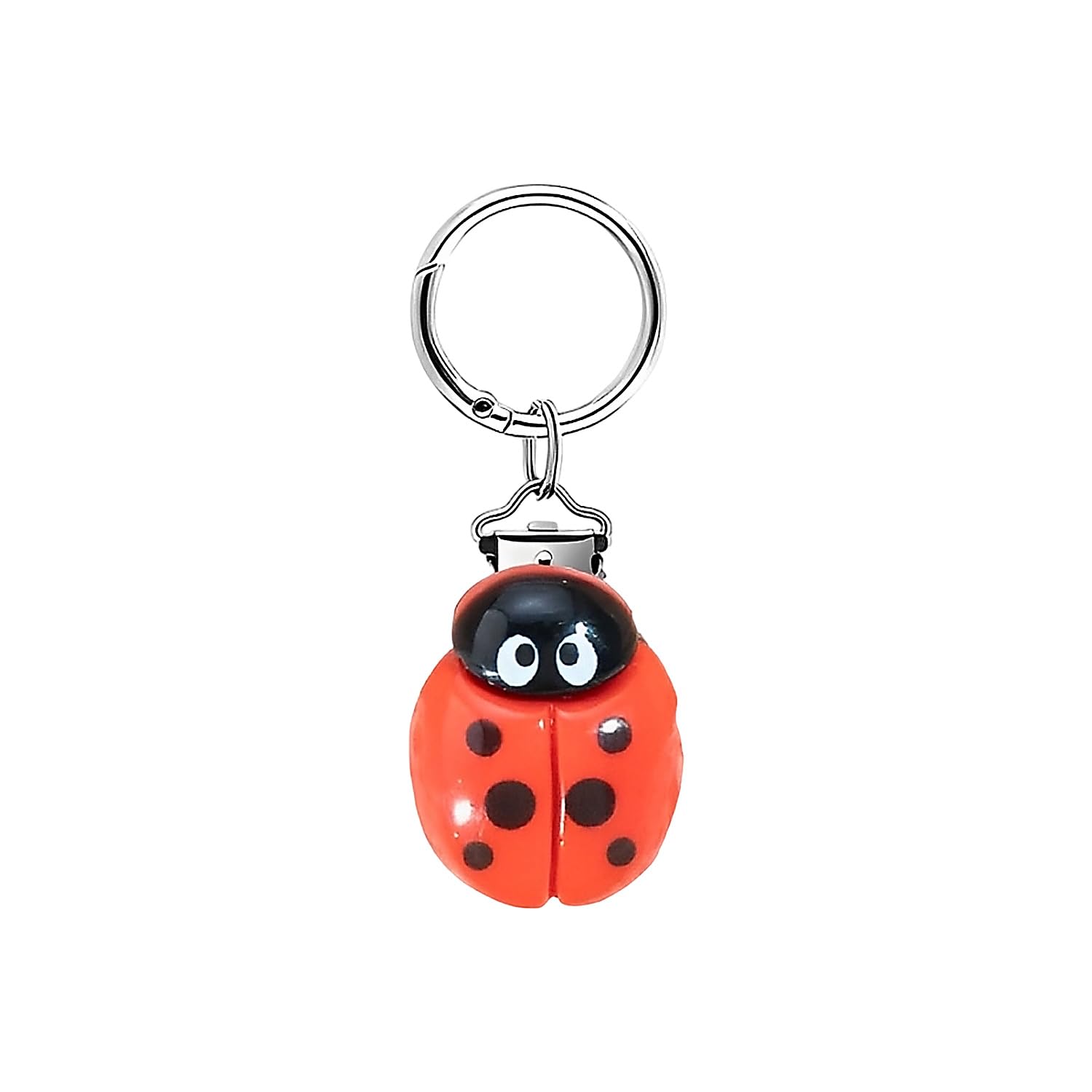 Woedpez Zincs Alloy Clip with Artistic Bees/Ladybirds Shape Hats and Eyewear Holder Clamp for Backpack Luggage Handbag Travel Hat Clip Accessory